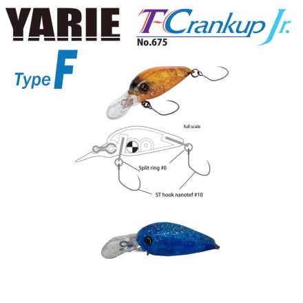 YARIE T-CRANKUP JR 675 TYPE F 2.8mm 1.8gr C32 IT Blue