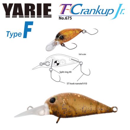 YARIE t-crankup jr 675 type f 2.8mm 1.8gr c5 mastupele