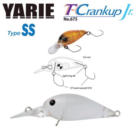 YARIE t-crankup jr 675 type ss 2.8mm 2.1gr c1 clear