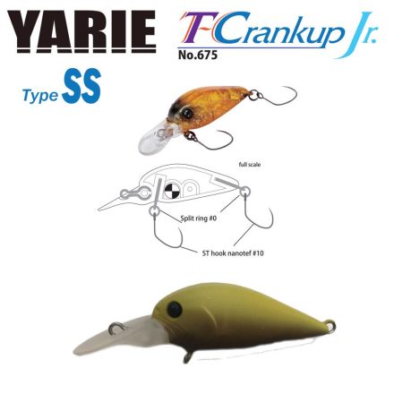 YARIE t-crankup jr 675 type ss 2.8mm 2.1gr c29 edamame