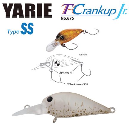 YARIE t-crankup jr 675 type ss 2.8mm 2.1gr c3 akayari