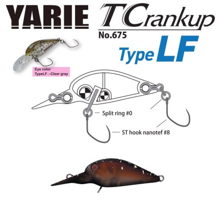 YARIE t-crankup 675 type lf 3.5mm 2.6gr c12 teisastu