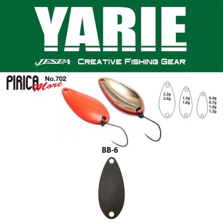 YARIE 702 PIRICA MORE 1.0gr BB6 Dark Olive