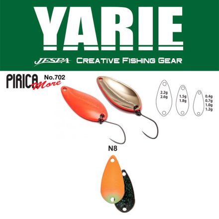 Yarie Pirica More 2,2g N8 AG Carrot/Black