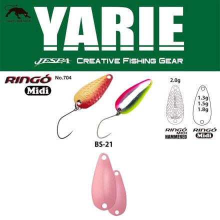 YARIE 704 RINGO MIDI 1.8gr BS-21 Gradation R Pink