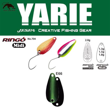 YARIE 704 RINGO MIDI 1.8gr E66 Fits Green