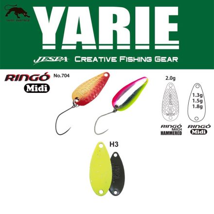 YARIE 704 RINGO MIDI 1.8gr H3 Chart Glitter