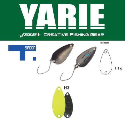 YARIE 706 T-SPOON 1.1gr H3 Chart Glitter