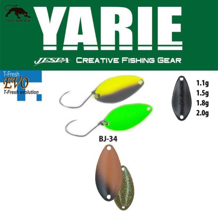 YARIE 710T T-FRESH EVO 1.1gr BJ-34 Bahun Uni