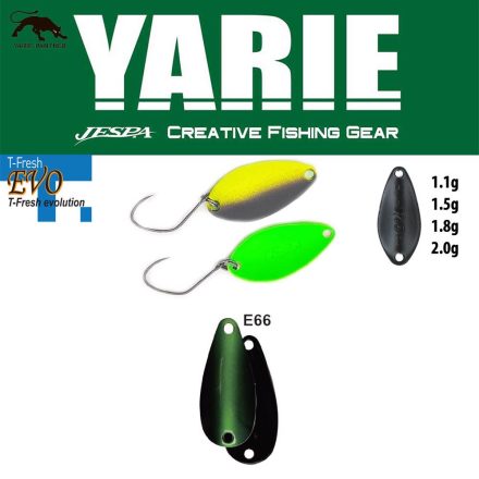 YARIE 710T T-FRESH EVO 1.5gr E66 Fits Green