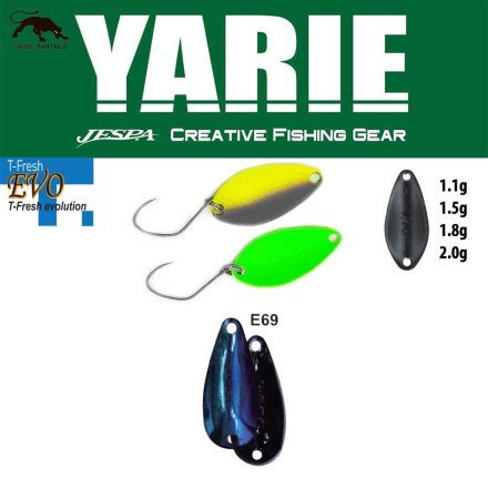 YARIE 710T T-FRESH EVO 1.5gr E69 Fire Blue