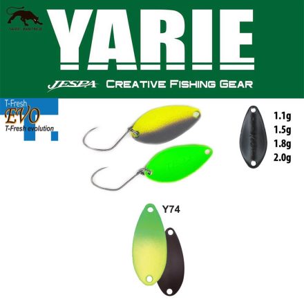 YARIE 710T T-FRESH EVO 1.5gr Y74 Green/Lemon