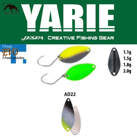 YARIE 710T T-FRESH EVO 2.0gr AD22 Saber Silver