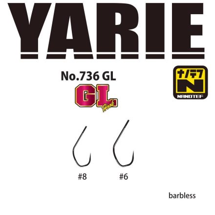 YARIE horog  736 gl nanotef 06 barbless