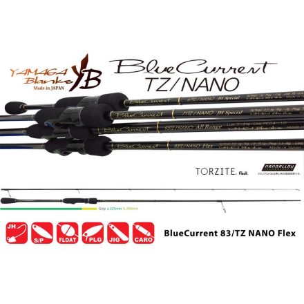 YAMAGA BLANKS blue current 83tz nano flex 2.52m 1.5-8gr fuji titanum torzite