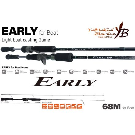 YAMAGA BLANKS early boat 68m 2.055m 7-32gr