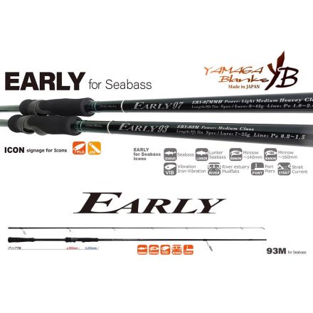 YAMAGA BLANKS early seabass 93m 2.819m 7-35gr