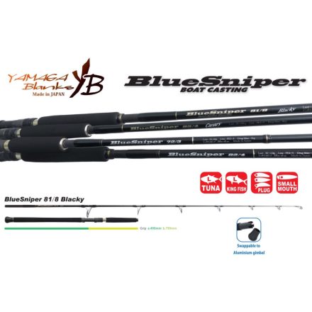 YAMAGA BLUE SNIPER 81/8 BLACKY TUNA 2.48m 45-120gr