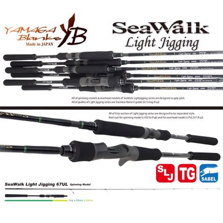 YAMAGA SEAWALK LIGHT JIGGING 67UL 2.015m 25gr