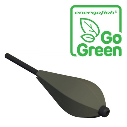 CARP EXPERT torpedo inline távdobó ólom 80g szinezett go green