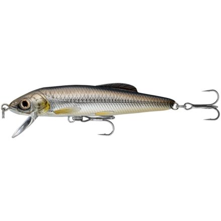 LIVETARGET minnow finesse jerkbait silver/black 60 mm 11g