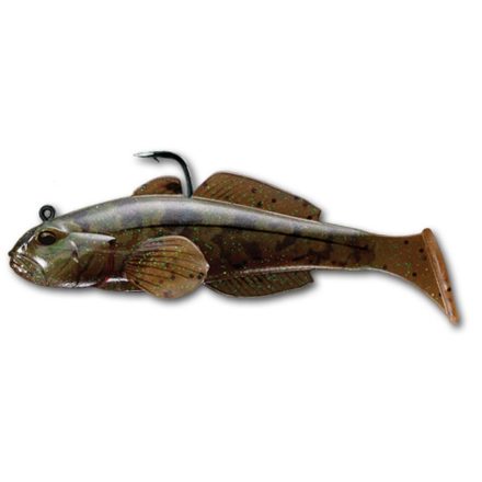 LIVETARGET goby swimbait brown/pumpkin 80 mm 14 g