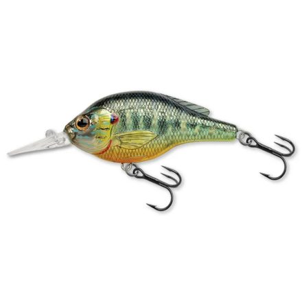 LIVETARGET PUMPKINSEED CRANKBAIT METALLIC/GLOSS 70MM 14G FLOATING MEDIUM