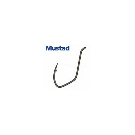 MUSTAD ULTRA NP SINGLE CATFISH, BLACK NICKEL 1/0 7DB/CSOMAG