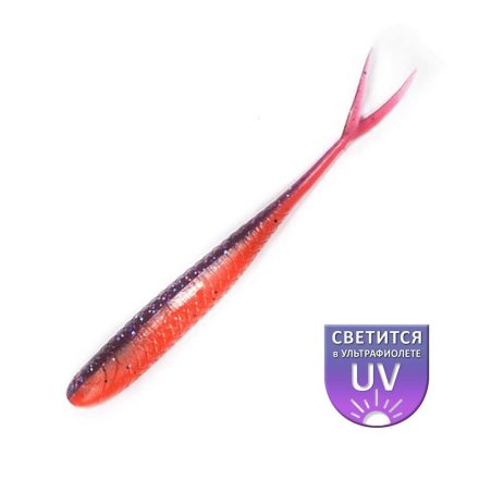 DS Lures - Whitebait 4" Fire violet