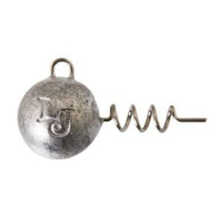 Lucky John jig head CORKSCREW ROUND BALL