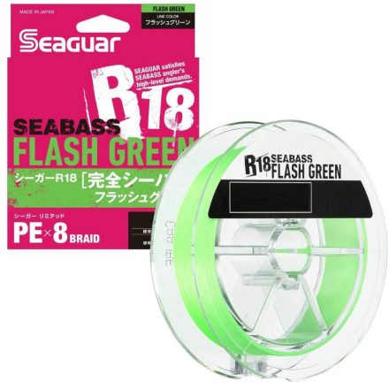 SEAGUAR r18 kanzen seabass flash green 150m 0.6gou