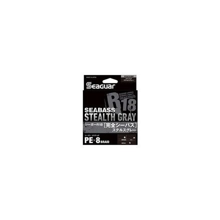 SEAGUAR r18 kanzen seabass stealth gray 150m 0.8gou